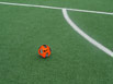 Prato sintetico applicato su campo da calcio